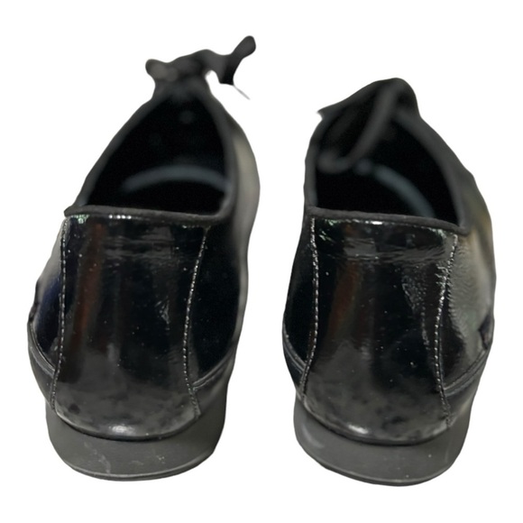 Mephisto Air Relax Black Patent Leather Sneakers Size 8.5 Low Top Lace Up - Picture 4 of 15
